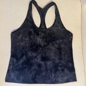 Lululemon Align Women's Black Tie-Dye Tank Top - Sz 8